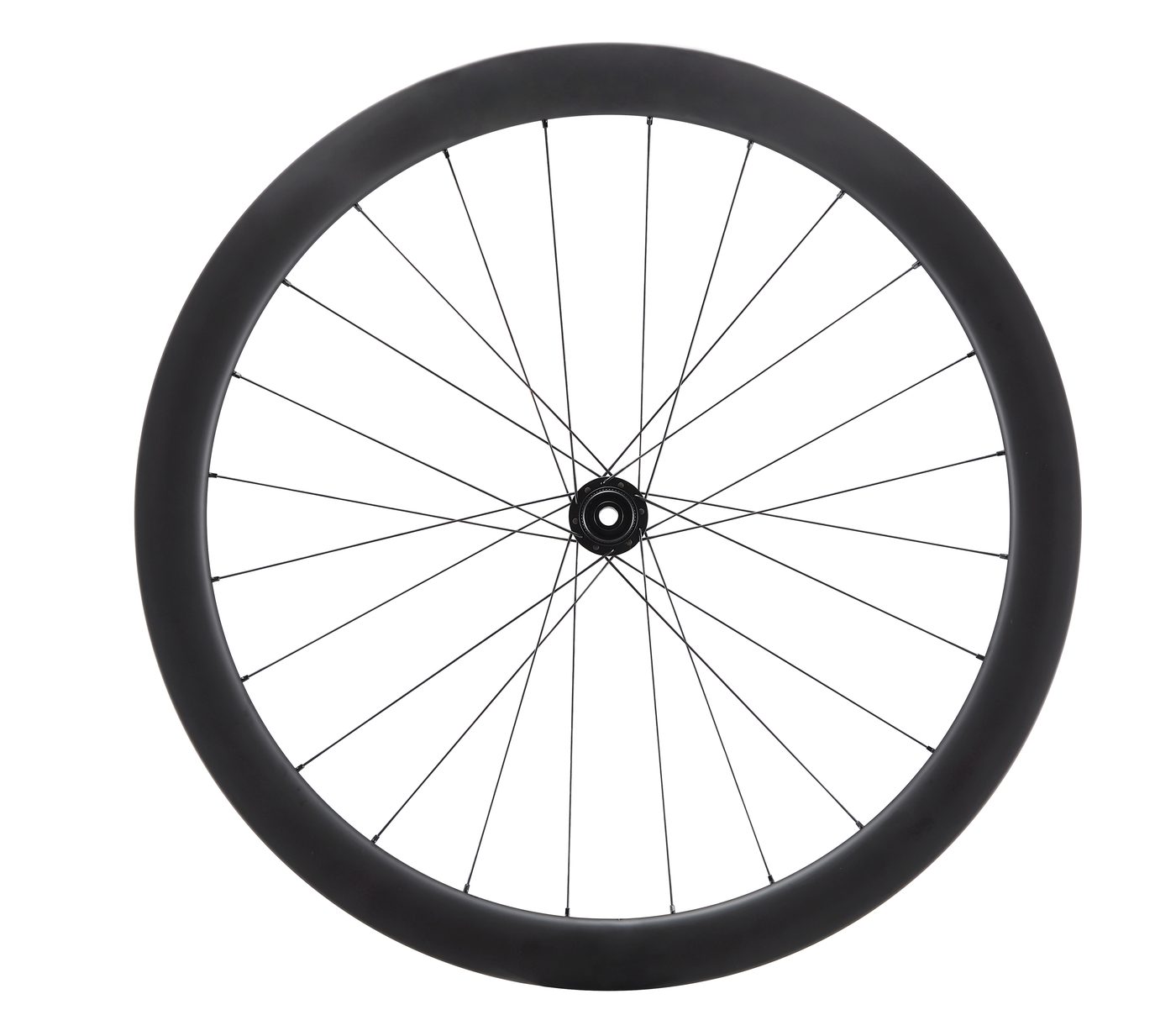Circle Engineering 48mm carbon fiber disc wheel — front view
