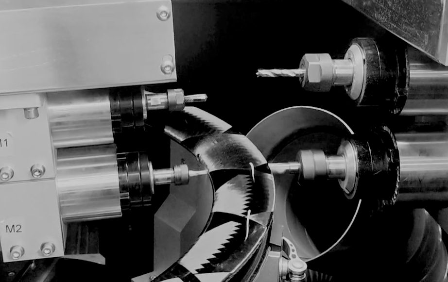 CNC spoke hole drilling and machining equipment