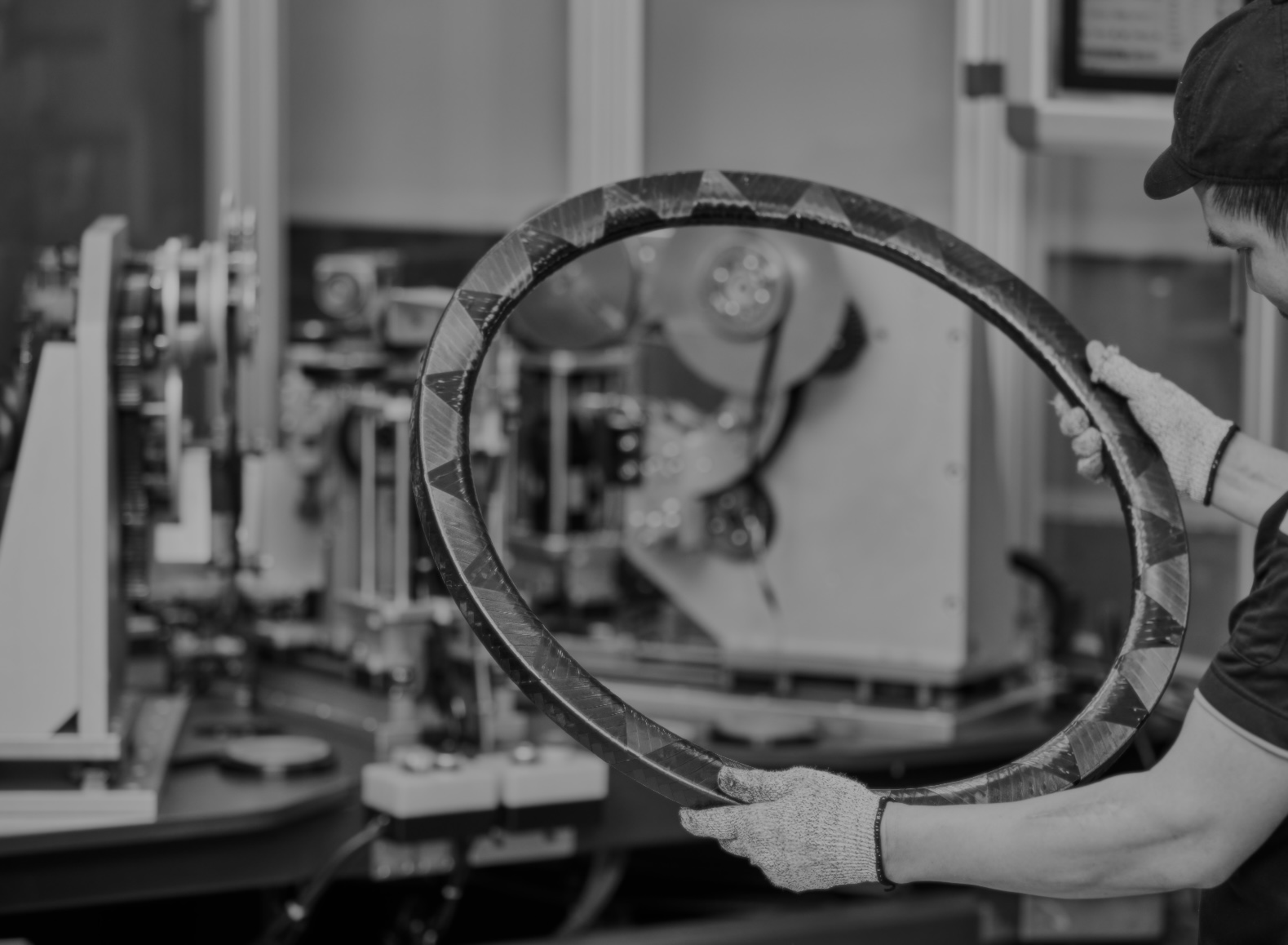 Automated carbon fiber winding and machining process